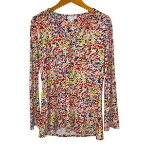 St. John Sport Multi Color Circle Top